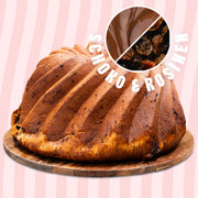 Riesengugelhopf mit Schokolade und Rum-Rosinen